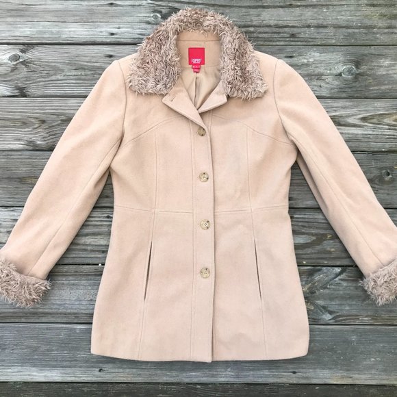 Esprit Jackets & Blazers - Esprit Outer Wear Women Jacket Fur Coat 100% Wool